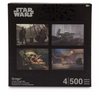 Disney Parks Star Wars The Mandalorian Grogu 4 Pack Puzzle Set New