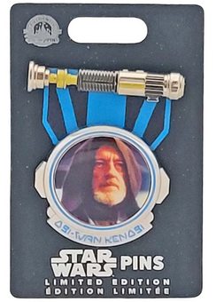 Disney Parks Star Wars Lightsaber Hilt - Ben Kenobi Pin New with Card