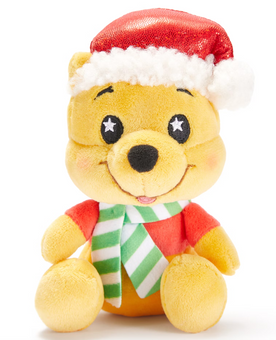 Disney Parks Wishables Winnie the Pooh Holiday Mystery Small Soft Toy Sealed New