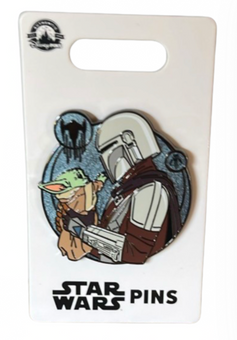 Disney Parks Star Wars: The Mandalorian - Grogu and Mando Pin New with Card
