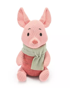 Disney Parks Piglet Knit Limited Plush Winnie the Pooh 8'' Toy New With Tag