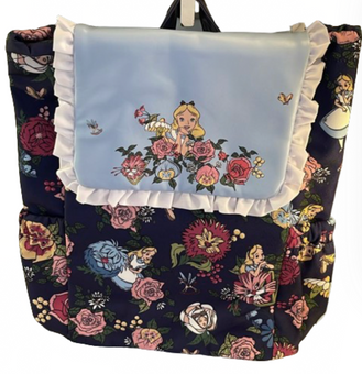 Disney Parks Ashley Eckstein ‘Alice in Wonderland’ Backpack New With Tag