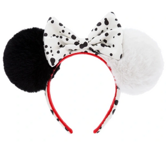 Disney Parks Cruella De Vil Ear Headband for Adults 101 Dalmatians New With Tag