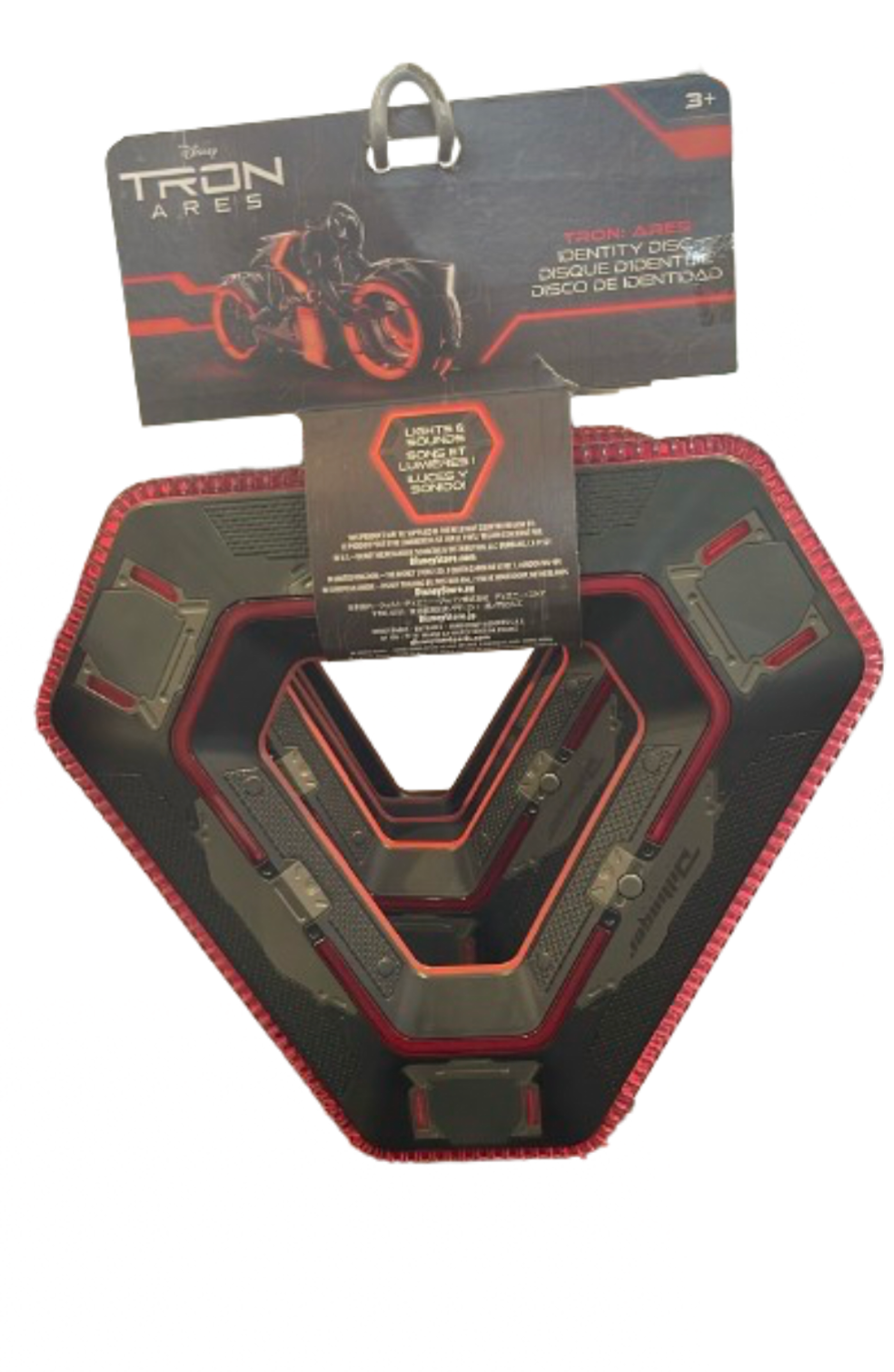 Disney Parks Tron Ares Identity Disc with Lights and Sounds New with Tag
