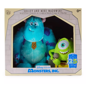 Disney 2026 D23 Sulley and Mike Wazowski Plush Set 25th Monsters New with Box