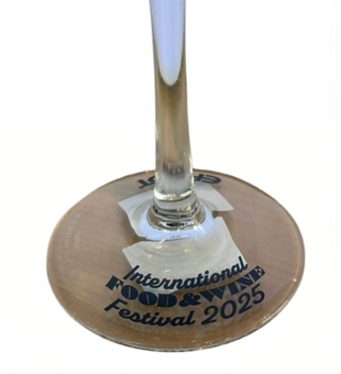 Disney Parks Epcot Food & Wine 2025 Festival Wine Glass New With Tag