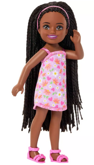 Barbie Club Chelsea Ari Small Doll 6" with Braided Hair Toy New With Tag