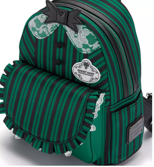 Disney The Haunted Mansion Ghost Host Loungefly Mini Backpack New
