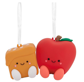 Hallmark Better Together Apple & Caramel Magnetic Christmas Ornament New w Tag