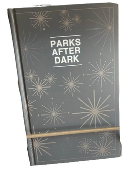 Disney Parks Walt Disney World Logo Mania Black After Dark Notebook New With Tag