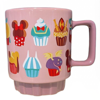 Disney Parks Mickey and Friends Cupcakes Coffee Mug New With Tag