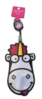 Universal Studios Despicable Me Fluffy Unicorn Badge Holder New With Tag