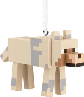 Hallmark Minecraft Wolf Christmas Ornament New With Box