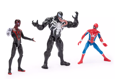 Disney SpiderMan Venom Miles Morales Talking Action Figure Marvel Power Icons