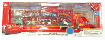 Disney Parks Pixar Cars Mack Die Cast Carrier Hauler Gift Set of 8 New With Box