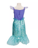 Disney Princess Ariel Satin Core Dress with Cameo Size 4-6x New with Tag