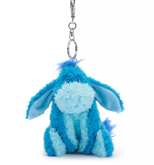Disney D23 Winnie the Pooh Blue Eeyore Plush Keychain Bag Charm New with Tag