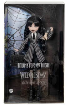 Monster High Collectible Wednesday Addams Doll with Thing Toy New With Tag