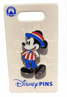 Disney Parks Epcot Showcase Mickey Mouse America USA Pin New with Card