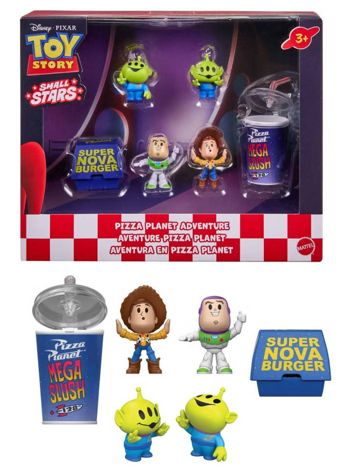 Disney Pixar Toy Story Small Stars Pizza Planet Adventure Toy New
