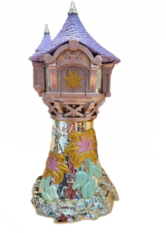 Bath and Body Works Disney Princess Rapunzel Tower Pedestal 3-Wick Candle Holder