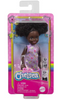 Barbie 6.3" Chelsea Small Doll Purple Floral Dress Space Buns Toy New with Box