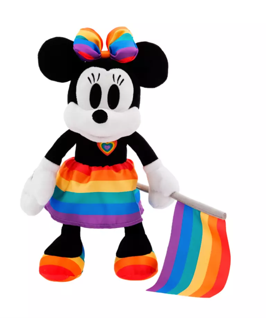 Disney Parks Minnie Mouse Plush – 14'' Pride Collection New With Tag