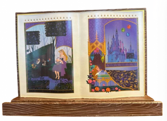 Disney Parks Sleeping Beauty Reading Stand by Ashley Taylor New With Tag