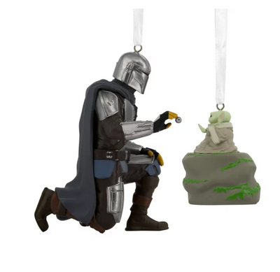 Hallmark Star Wars The Mandalorian Grogu Christmas Ornaments Walmart Exclusive