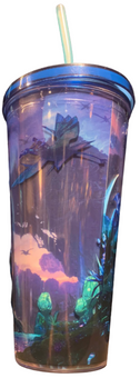 Disney Parks Pandora Avatar Way of Water Tumbler with Straw New with Tag