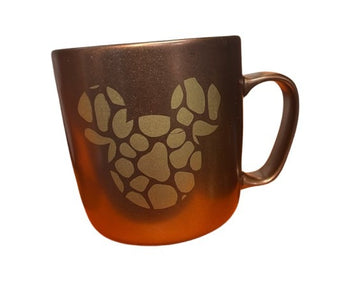 Disney Parks Coffee Mug Animal Kingdom Giraffe Print Mickey Icon New With Tag