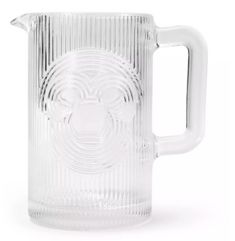Disney Parks Mickey Mouse Icon Glass Pitcher Home Collection New with Tag