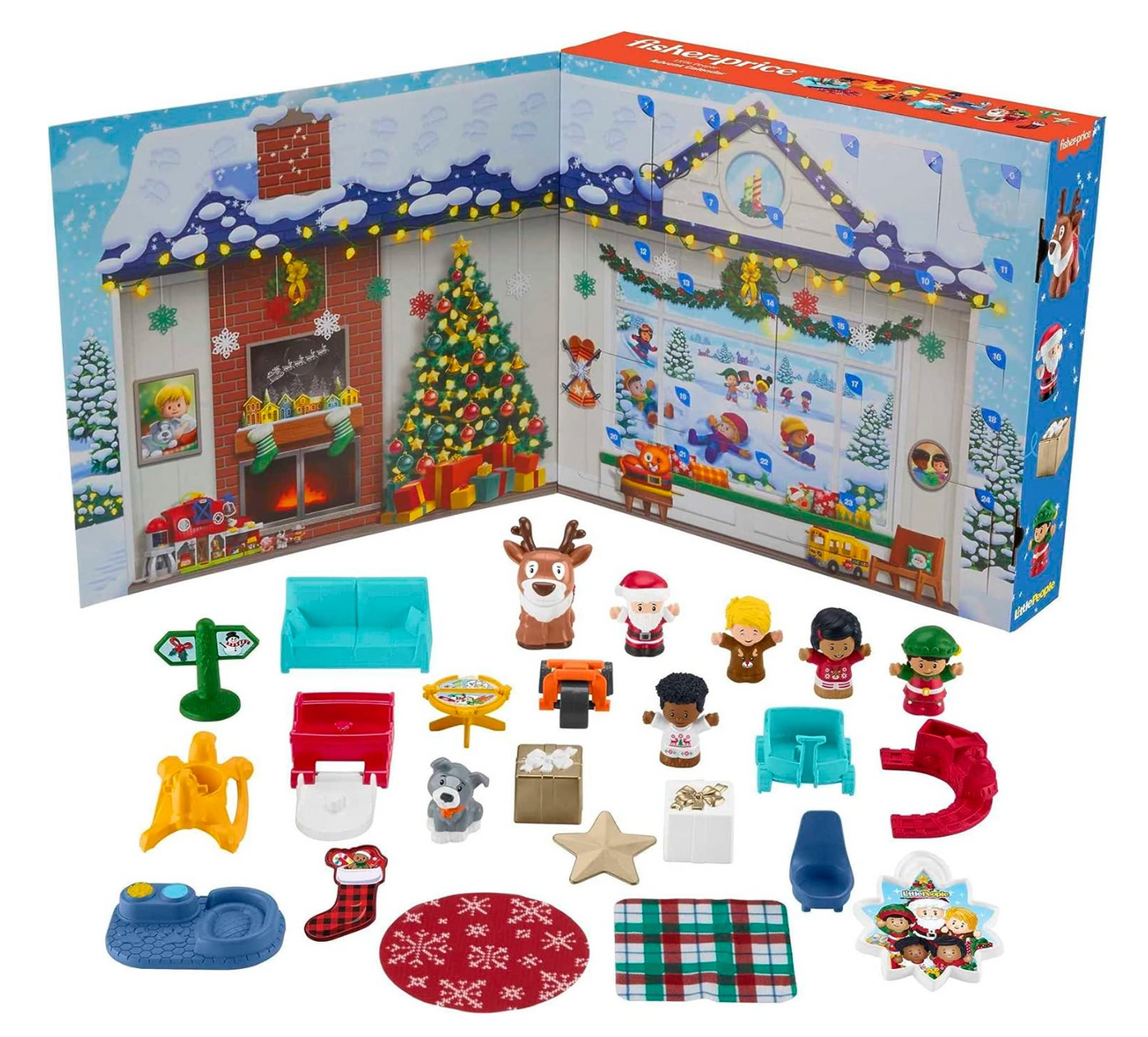 Fisher-Price Little People Advent Calendar Christmas Playset Toy