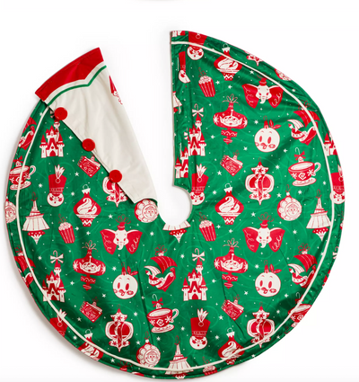 Disney Parks Tinker Bell and Fantasyland Castle Holiday Tree Skirt New