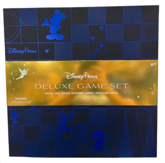 Disney Parks Deluxe Game Set Chess Checkers Backgammon Dominoes Cards Dice 2026