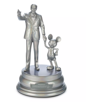 Disney Walt Disney and Mickey Mouse Partners Figure Disney100 Sculpture Statue