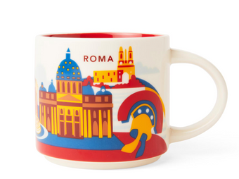 Starbucks You Are Here Collection Roma Italy Ceramic Coffee Mug New With Box