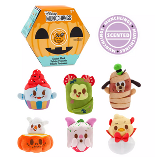 Disney Parks Munchlings Mystery Scented Plush Terrifying Treats Micro New W Tag