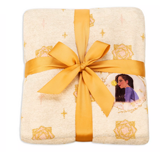 Disney Parks Disney 100 Wish Asha and Star Chenille Throw Blanket New with Tag