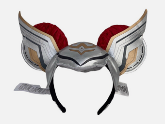 Disney Parks Marvel Mighty Thor Valkyrie Ears Headband Love Thunder New with Tag