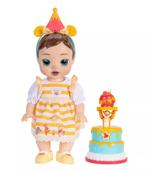 Disney Darlings Magical Birthday Surprises Winnie Pooh Doll Brunette Toy New