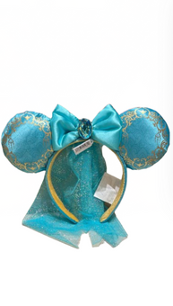Disney Parks 2024 Princess Jasmine with Veil Ears Headband New with Tag