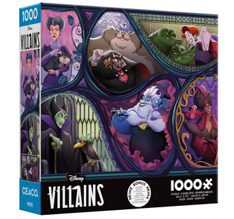 Ceaco Disney Villains and Their Pets 1000 Piece Jigsaw Puzzle for Adults New