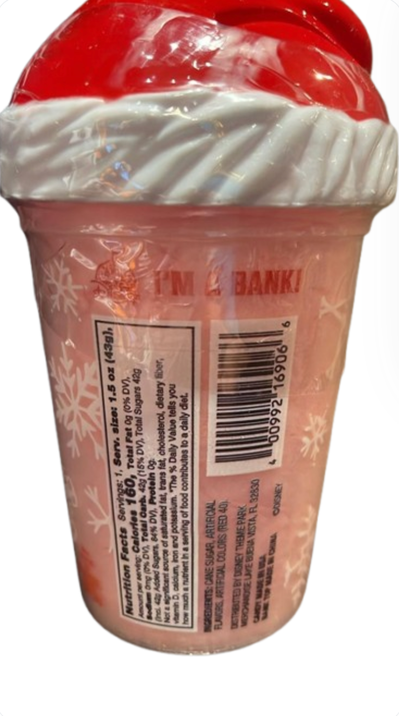 Disney Parks The Nightmare Before Christmas Santa Jack Cotton Candy Cherry New