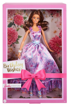 Barbie Signature Birthday Wishes Collectible Doll Lilac Dress Toy New with Box