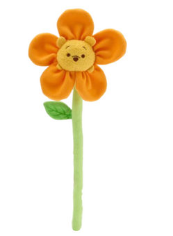 Disney Parks Bendable Orange Flower Winnie the Pooh Plush New with Tag