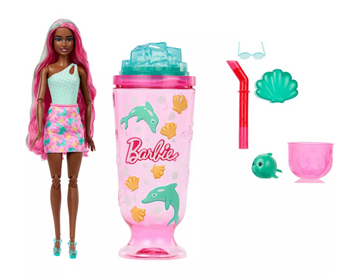 Barbie Pop Reveal Doll Sea Slushy Series Fashion Doll Dolphin Toy New With Tag