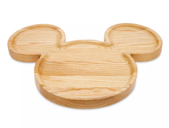 Disney Parks Mickey Mouse Icon Wooden Serving Board Home Collection New With Tag