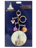 Disney Parks WDW 50th Magical Celebration Cinderella Castle Charms Keychain New