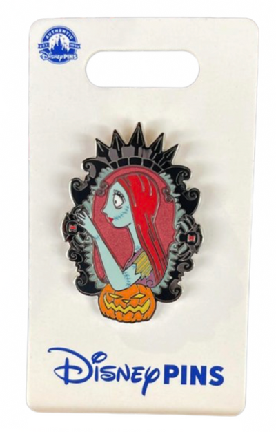 Disney Parks Nightmare Before Christmas Sally Pumpkin Halloween Pin New w Card